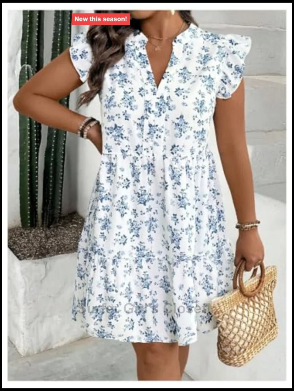 N/A floral babydoll